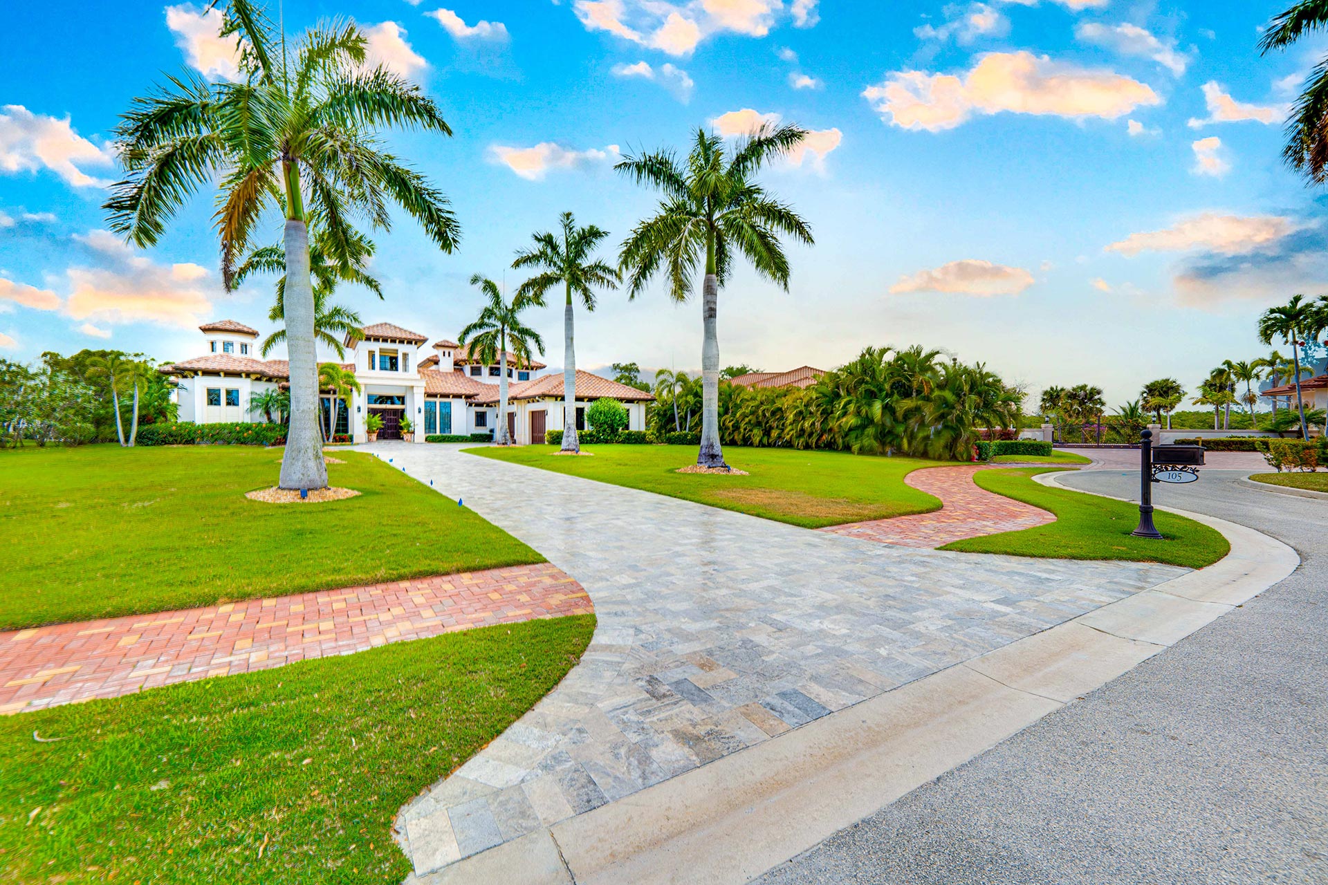 LegacyDriveway1 Paver driveway renovation in Port St. Lucie featuring durable interlocking pavers